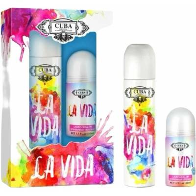 Cuba La Vida EDP 100 ml + antiperspirant roll-on 50 ml dárková sada