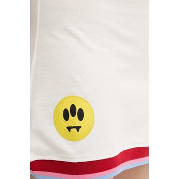 Barrow Памучна рокля Barrow в бяло къса разкроена S5BWWODR142 (S5BWWODR142)