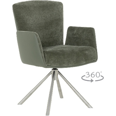 Carmen Трапезен стол sindi - зелен (b3532273)