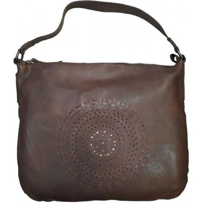 Gianni Conti dámská crossbody kabelka se vzorem 4616230 brown hnědá