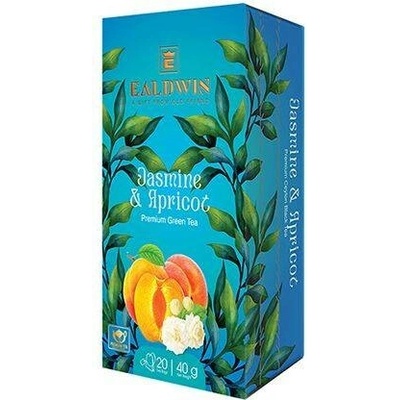Ealdwin Jasmine & Apricot, zelený čaj 20 sáčků