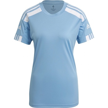 adidas Women's Squad 21 Short-Sleeve Performance Gym Top - Blue