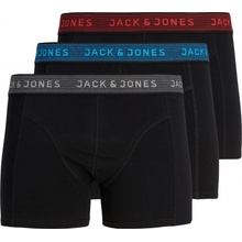 Jack & Jones boxerky 12127816 černé 3Pack