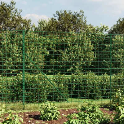 vidaXL Drátěný plot s kotevními hroty zelený 1,8 x 25 m