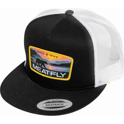 Meatfly шапка Thunderbolt Trucker Yellow Alaska / Black | Черна | Meatfly | Cheren | МЪЖЕ | ЕДИН РАЗМЕР