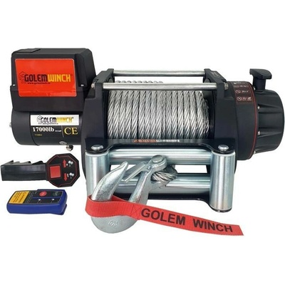 Elektrický naviják Golemwinch 17000 24V, 7,7 t, pro těžké nasazení - Golemtech N0524
