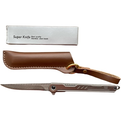 Foxgood Ефектен тънък сгъваем нож от неръждаема стомана m390 (1874)