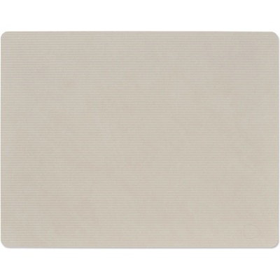 LIND DNA Подложка за маса SQUARE CORDUROY 35 x 45 cm, стридено бял, кожа, LIND DNA (LIND992689)