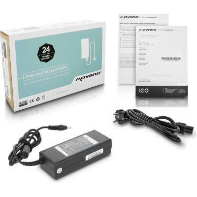 Movano Зарядно за лаптопи HP / Compaq / Toshiba / Asus / Acer, 75W / 19V / 3, 95A / 5, 5mm x 2, 5mm (ZZ/LIT19395)