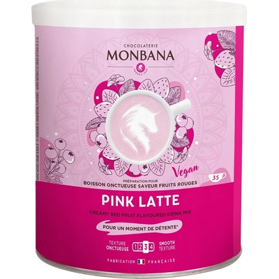 Monbana rozpustný nápoj Pink Latte 350 g