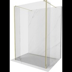 Mexen Kioto свободно стояща душ стена 115 x 30 x 30 см, прозрачна, златна - 800-115-030-222-50-00-030 (800-115-030-222-50-00-030)