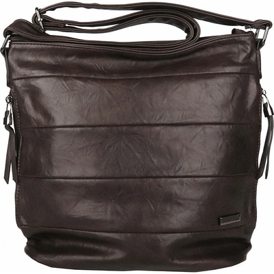 Romina & Co Středně velká crossbody kabelka D600 tmavěhnědá