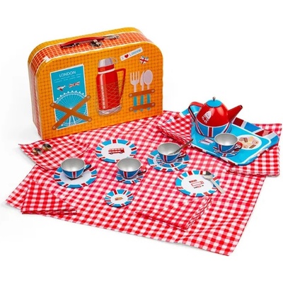 Bigjigs Toys Čajová sada v kufříku Londýn