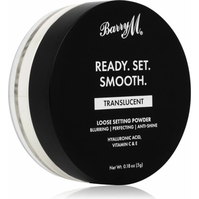 Barry M Ready Set Smooth zmatňujúci sypký púder Translucent 5 g