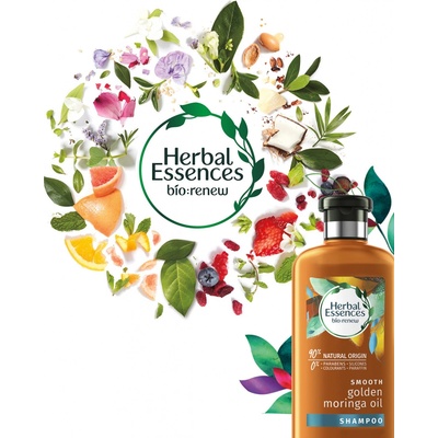 Herbal Essences Smooth Golden Moringa Oil šampon s moringovým olejem 400 ml