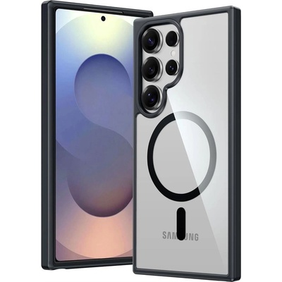 Swissten clear jelly MagStick Metallic Samsung Galaxy S25 Ultra černé 33001729 – Zboží Mobilmania