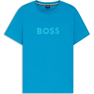 Boss Тениска Boss Men's HBW Logo T-Shirt Logo Printed - Turquoise/Aqua