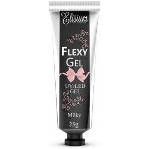 Elisium Flexy Gel Nail Prelocking Gel Milky 25g