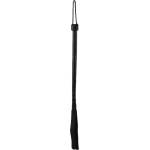  Бич с дълга ръкохватка и две опашки, 71см. - Kid Leather Tails Flogger (DEVIL00059)
