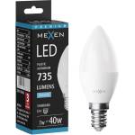 Mexen Nova LED крушка E14, C37, 7W, Студена - 6500K, 735 lm - L102-E14-0765-01 (L102-E14-0765-01)