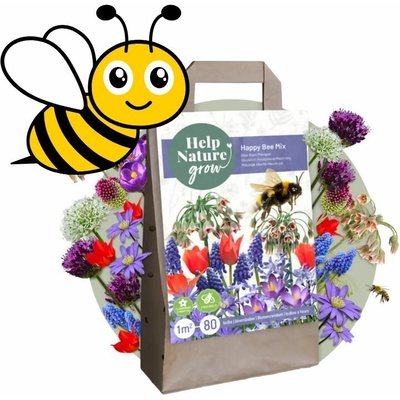 MIX cibuľovín 6 odrôd pre včely oddelene balené 80 ks v balení - Happy Bee Mix