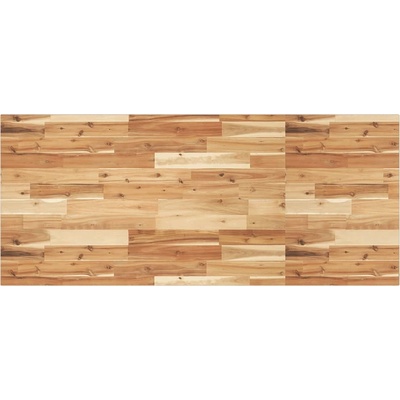 vidaXL Плот за баня, маслен финиш, 120x60x2 см, масивно дърво акация (3279701)