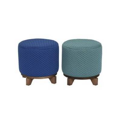 Cтепенки DKD Home Decor Дървен 30 x 30 x 30 cm Зелен Морско син (2 броя)