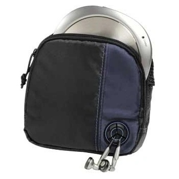 Hama CD Player Bag for Player and 3 CDs, black/blue Черен (000337160000) (000337160000)