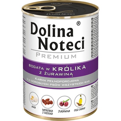 Dolina Noteci Premium Adult králičí s brusinkami 48 x 400 g