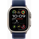 Apple Watch Ultra 2 49mm přírodní titan s modrým trailovým tahem M/L MX4L3CS/A