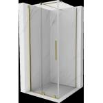 Mexen Velar плъзгаща се душ кабина 90 x 90 cm, прозрачна, златна - 871-090-090-01-50 (871-090-090-01-50)