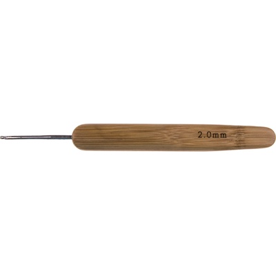 Háček kovový 14 cm s dřevěnou rukojetí Varianta: 2