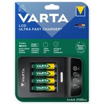 VARTA 57685101441 LCD ултра бързо зарядно устройство/4бр. батерии AA 2100mAh/зарядно устройство за батерии (57685101441)