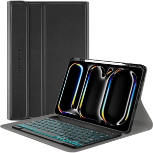 Techsuit Калъф с клавиатура за iPad Pro 11 (2024) - CozyTab Case - черен