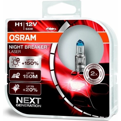 Osram Night Breaker H1 P14,5s 12V 55W 64150NL-HCB