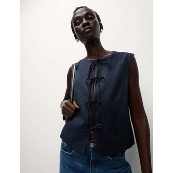 Marks & Spencer Ленен елек с връзване отпред Marks & Spencer Marks & Spencer | Sin | ЖЕНИ | S