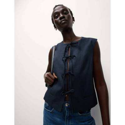 Marks & Spencer Ленен елек с връзване отпред Marks & Spencer Marks & Spencer | Sin | ЖЕНИ | S