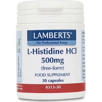 LAMBERTS Хранителна добавка L-хистидин, Lamberts L - Histidine HCI 500mg 30 caps