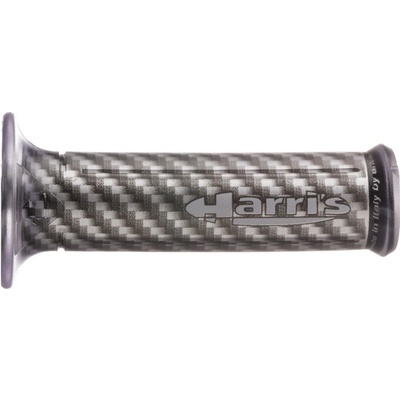HARRIS gripy 01687/F-NC (120 mm/22 mm) s otvorem sportovní barva černá/šedá (2017)