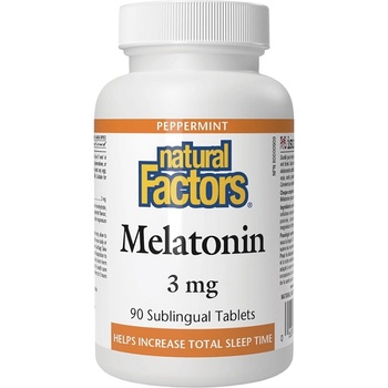 Natural Factors Melatonin 3 mg, 90 Tablets