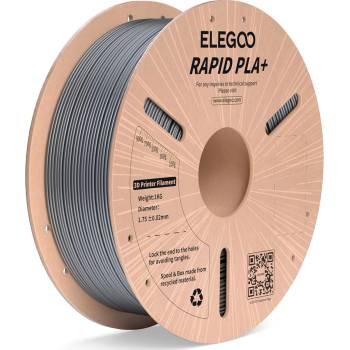 Elegoo rapid pla+ 1.75, 1 кг, сребрист (rplap1s)