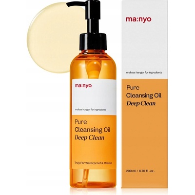 Ma:nyo Pure Cleansing Oil Deep Clean hloubkově čisticí a odličovací olej 200 ml