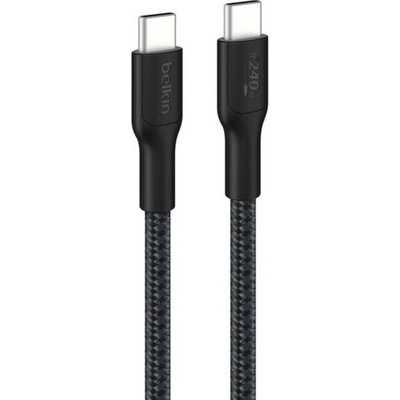 Belkin CAB025hq1MBK Boost Charge Pro opletaný nabíjací USB-C na USB-C 1m černý