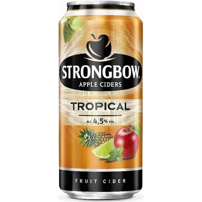 Strongbow s přichutí Tropical 4,5% 0,44 l (plech)