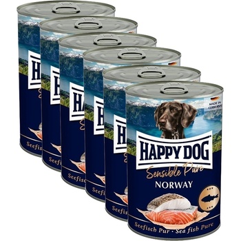 Happy Dog Лосос Пур Норвегия - 6 x 400 г / лосос