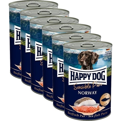 Happy Dog Лосос Пур Норвегия - 6 x 400 г / лосос