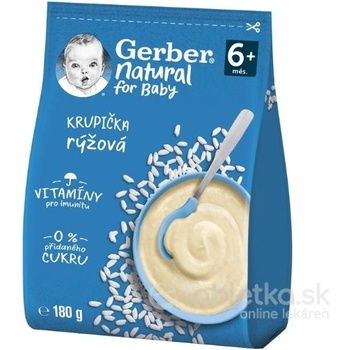 Gerber Natural rýžová krupička 180 g