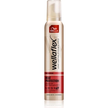 Wella Wellaflex Heat Protection пяна втвърдител за топлинно третиране на косата 200ml