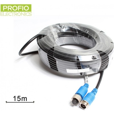 15 m predlžovací kábel 4 pin pre cúvacie sety
