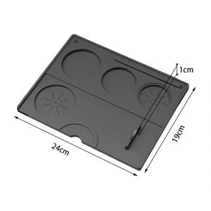  Tamping Mat - 240 x 190 mm - Черна